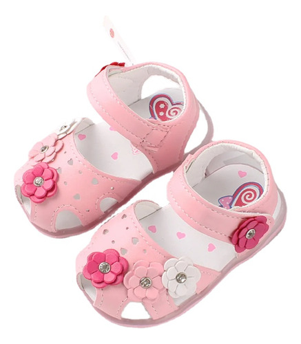 Sandalias Led Para Niñas, Zapatos De Verano Dulces Para Bebé