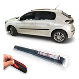 Molduras Baguetas Laterales Peugeot 208 2021+ Juego 4 Piezas