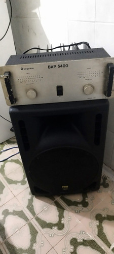 Potência Amplificador Bergerman 5400 (vintage)