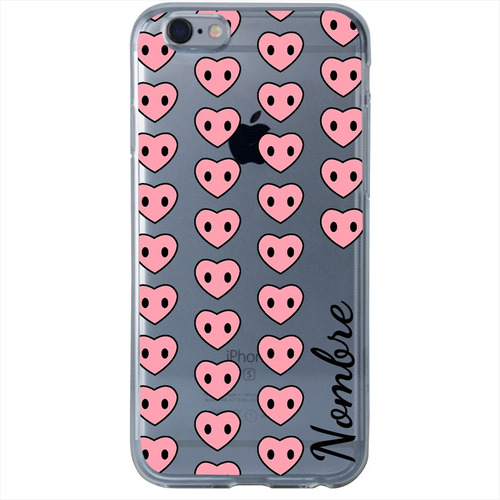 Funda Para iPhone Cerditos Personalizada Con Nombre