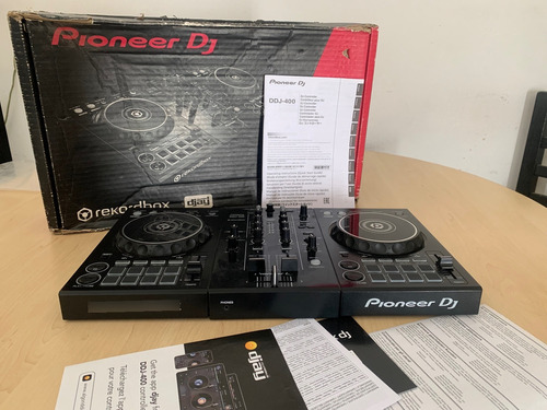 Controlador Usb Pioneer Dj Ddj 400 Color Negro