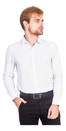 Camisa Social Masculina Elastano Slim Fit Premium X-strech