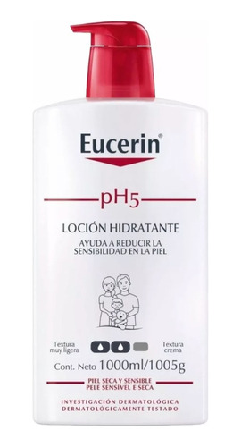  Crema Eucerine Corporal Hidratante  1 Litro