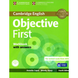 Objective First Workbook With Answers With Audio Cd - Capel,