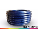 Manguera Riego Reforzada Trenzada 1/2 Azul X 25mt Freplast