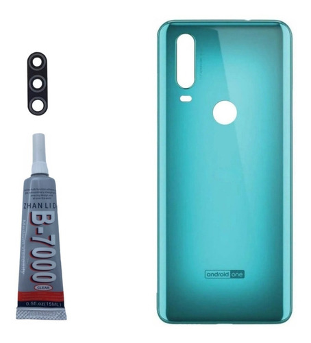 Tampa Traseira Motorola Moto One Action Acqua E Lente + Cola