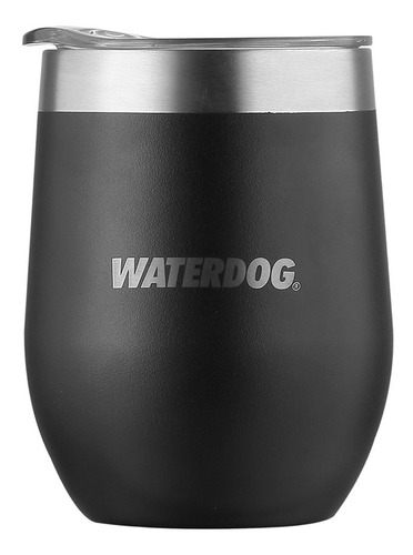 Vaso Termico Copon Waterdog Mate 350cc Vino Acero Inox Tapa Color Negro
