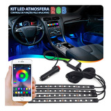 Luz Led Neon Tucson 2008 Interno Rgb Controle Aplicativo