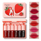 Labial Magico Yishifa 6 Colores Lip Tint Stain Mini Lápiz La