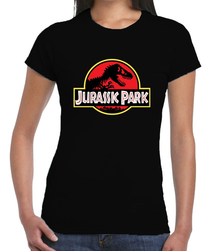 Camiseta Baby Look Feminina Jurassic Park