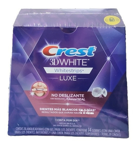 Tiras Blanqueadoras Crest 3d White Whitestrips Luxe