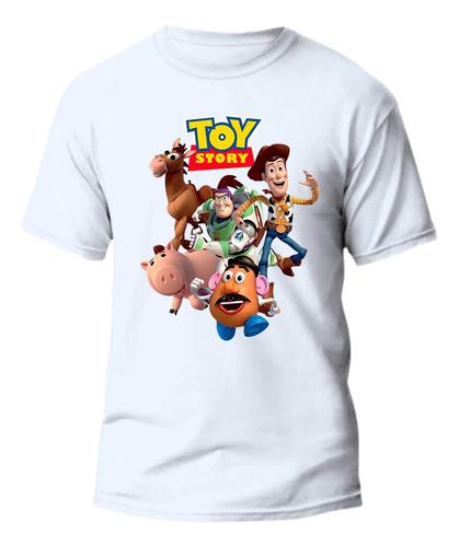 Camisa Infantil Toy Story Roupa De Criança Menino Camiseta