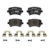 Set-4 Balatas Traseras Volkswagen Bora L4 1.9l 2010 Brembo