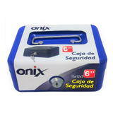 Caja Seguridad Portavalores Onix 6  15x12x7 Cofre Con Llave