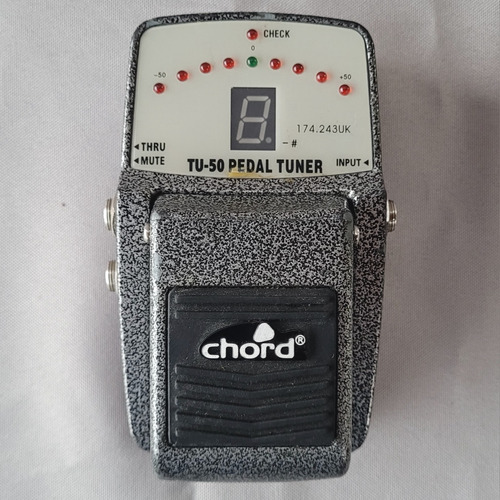 Pedal Chord Tuner Tu-50 Afinador Cromático