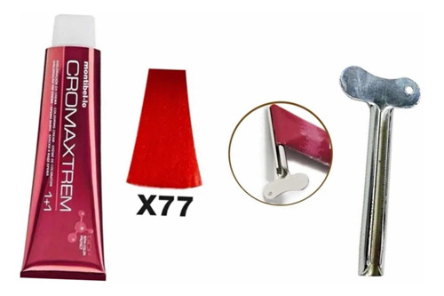Tintura Cromatone Permanente X77 60gr+exprimidor De Tintura