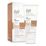 Fler Bb Cream Média Facial Protetor Solar Defense 50fps 45g