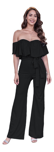 Jumper Palazzo Enterizo Mono Jumpsuit Elegante Xally 2441