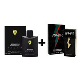 Kit Ferrari Black 125 Ml+animale For Men 100 Ml Original