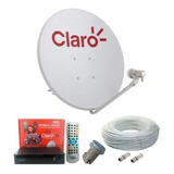 Kit Completo Claro Tv Pré Pago Recarga Receptor Digital Sd