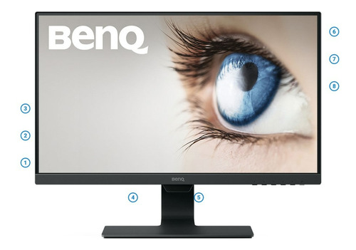 Monitor Benq Gw2480l Lcd 23.8  Negro 100v/240v 5ms D-sub/hd