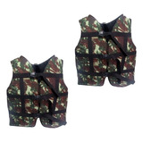 Kit C/2 Coletes Salva Vidas Eaf Camuflado 100 A 120 Kg