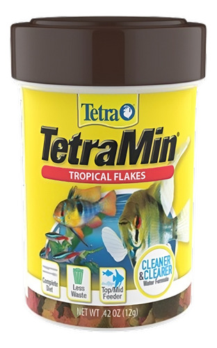 Alimento En Escamas Para Peces Tropicales Tetra Tetramin Tropical Flakes 12g