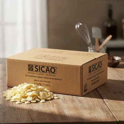 Cobertura Sucedaneo Sicao Sabor Chocolate Blanco 10kg | Envío gratis