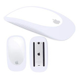 Protector De Silicona Para Mouse Magic Mouse 1/2 Blanco