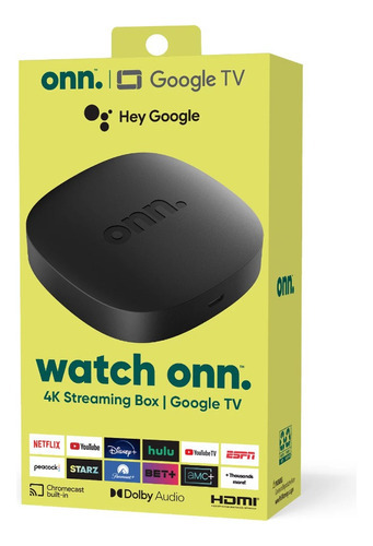 Onn Uhd Streaming 4k 2 Gb Ram Google Tv 2023 Control De Voz