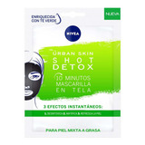 Mascarilla Facial Nivea Urban Skin Shot Detox X 1 U