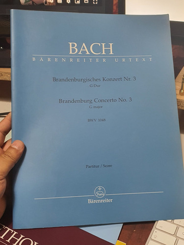 Bach Bärenreiter - Concierto Brandenburgues No. 3 