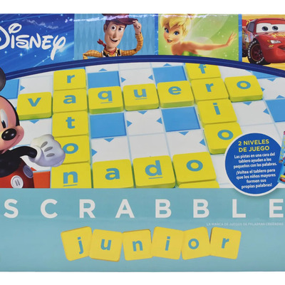 Disney Scrabble Junior Juego De Mesa Mattel | Envío gratis