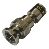 50 Pçs Conector Bnc Hd Para Cabo 3mm - Profissional