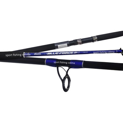 Caña Okuma Blue Force 7 Pies Spinning Para Embarcación Color Azul | MercadoLibre
