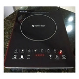 Cooktop Indução Elétrico Portátil Timer Touch Fogão 1 Boca Cor Preto 220v