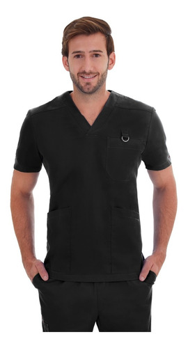 Conjunto Uniforme Médico Quirúrgico Scrubs Caballero Negro