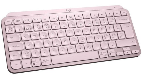 Teclado Logitech Mx Keys Mini Usb Rosa 920-010507