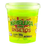 Slime Kimeleka Insetos 180g Amarelo Neon Acrilex