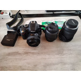 Nikon D5100 Dslr + Lentes 50m, 18-55 E 18-200