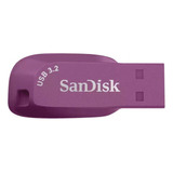 Memoria Usb Sandisk Ultra Shift, 256gb, Usb 3.0, Morado