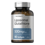 Liposomal Glutation 500mg Horbaach 90 Cápsulas Hecho En Usa