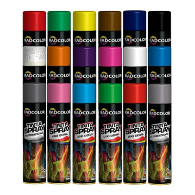 Tinta Metálica, Alta Temperatura, Luminosa Radcolor Sprai ;p | Parcelamento sem juros