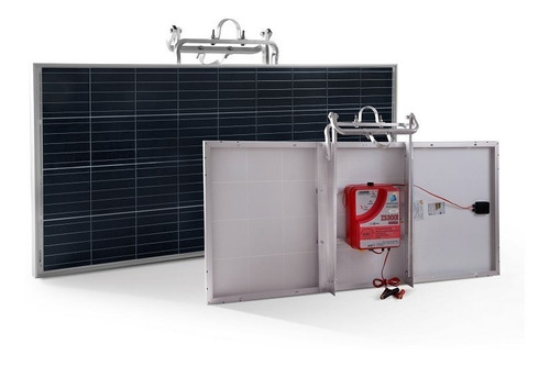 Eletrificador Solar Cerca Elétrica Zebu 300km 18j Zs300i