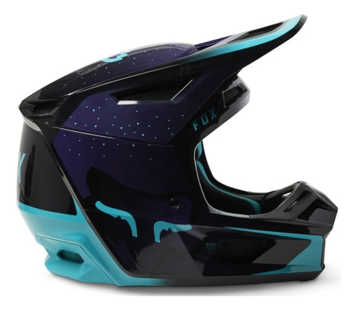 Casco V2 Vizen Proteccion Negro Atv Moto Motocross Fox Juri