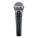 Microfone Vocal Profissional Shure Sm58 Dinâmico Cardióide 