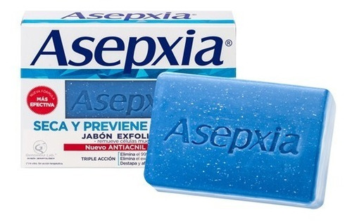 Asepxia Jabon Exfoliante X 100 Gramos C/u Pack X 3 Unidades