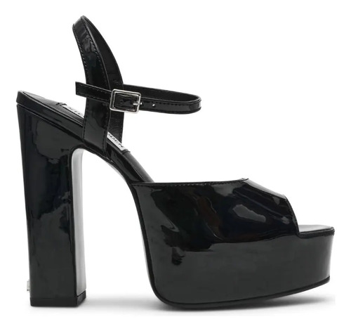 Tacones Color Negro Steve Madden Tandem Black Patent