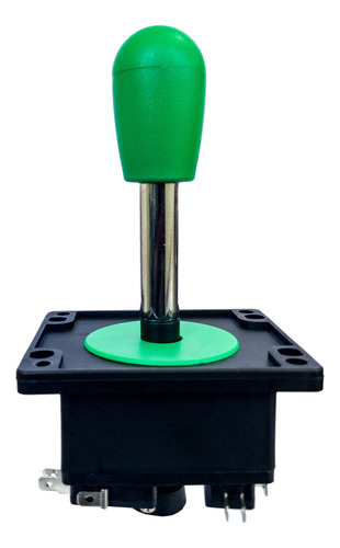 Joystick Para Comando Fliperama Arcade Verde - Kit 4 Peças