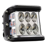 Faro Led Dually Luz Central Blanca Luz Lateral Azul Y Rojo